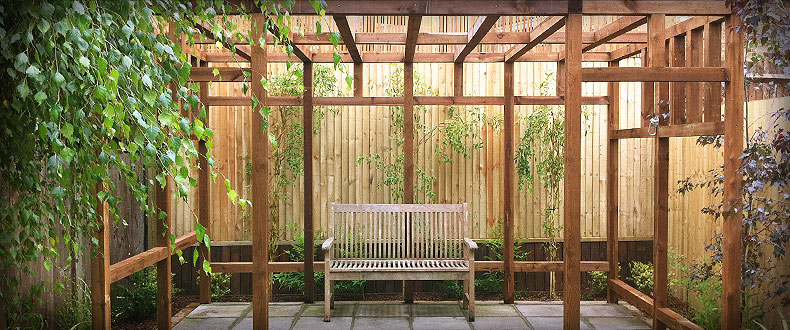Paving and customised wood work